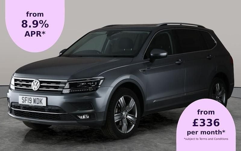 Used 2021 VW Tiguan Allspace SEL SUV | £20,396 (Good price) - Image 1/3