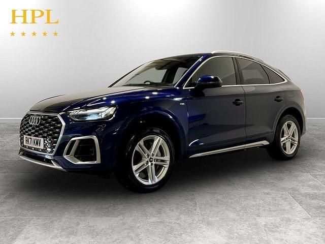 Begagnad Audi Q5 Sportback S-Line 2021 Blå SUV