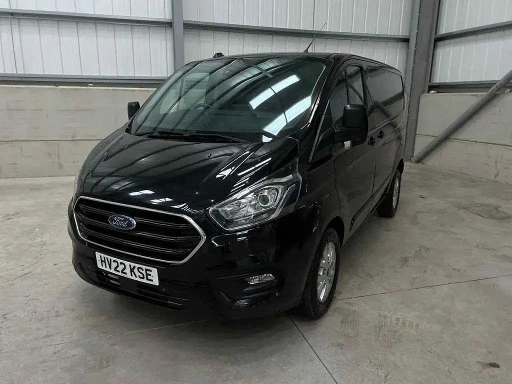 Used Ford Transit Custom Limited 130 HP (95 kW) 2022 Black Van