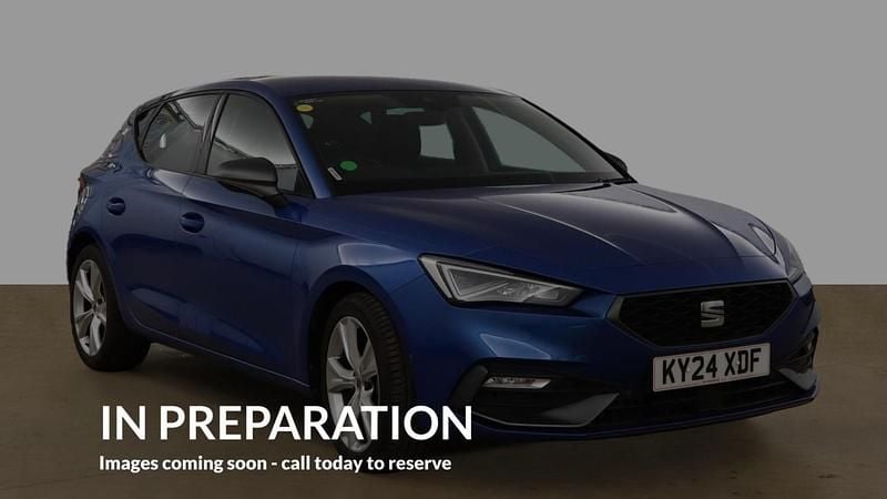 Blue Used 2024 Seat Leon FR Hatchback | £20,720 (Fair price) - Image 1/4