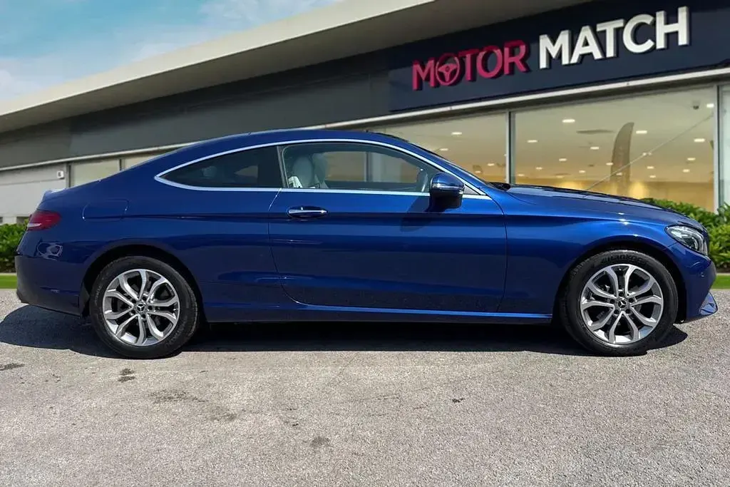 Used Mercedes C200 Premium 2017 Blue Coupe