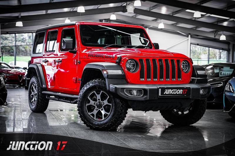 Red Used 2021 Jeep Wrangler Rubicon SUV | £38,488 (Fair price) - Image 1/3