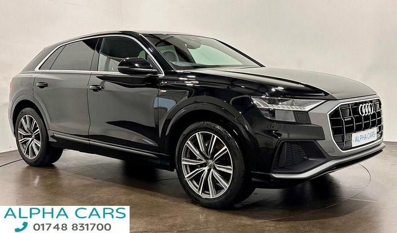 Black Used 2019 Audi Q8 S-Line SUV | £34,995 (Super price) - Image 1/4