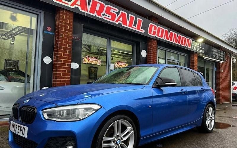 Used BMW 118 M Sport 136 HP (100 kW) 2017 Blue Hatchback