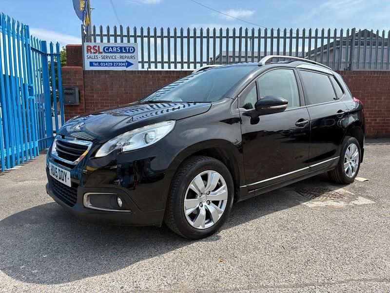 Black Used 2015 Peugeot 2008 Active SUV | £3,295 (Good price) - Image 1/4