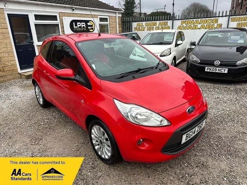 Used Ford Ka Zetec 69 HP (50 kW) 2014 Red Hatchback