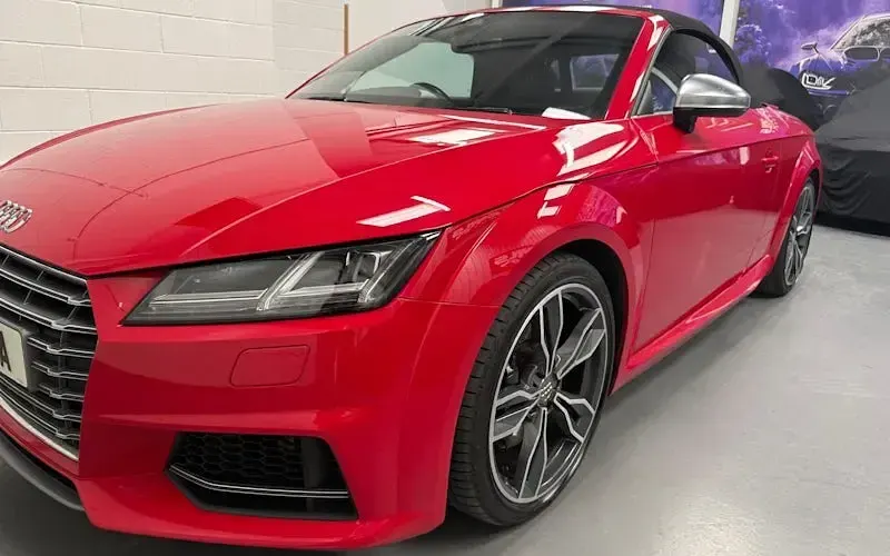 Used Audi TTS 310 HP (228 kW) 2015 Red Cabriolet