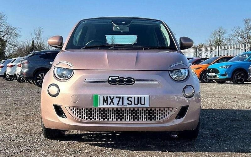 Used Fiat 500e Icon 86 kW (118 HP) 2022 Yellow Cabriolet