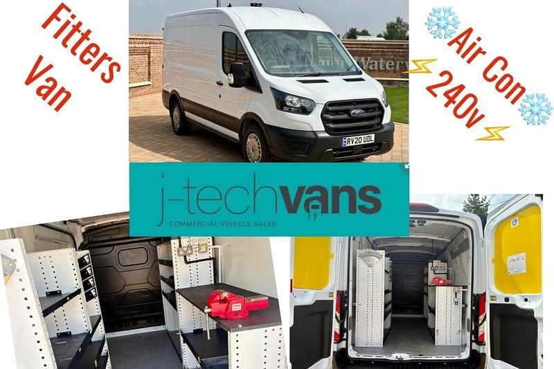 Used Ford Transit 170 HP (125 kW) 2020 White Cabriolet