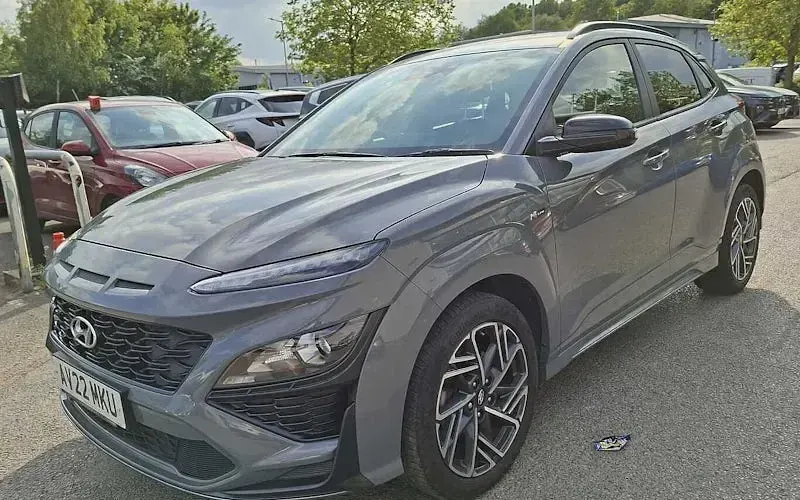 Gebraucht Hyundai Kona N Line 120 PS (88 kW) 2022 Grau SUV
