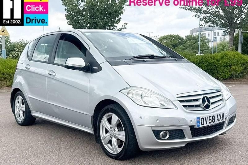 Silver Used 2008 Mercedes A160 Avantgarde Hatchback | £1,800 (Fair price) - Image 1/1