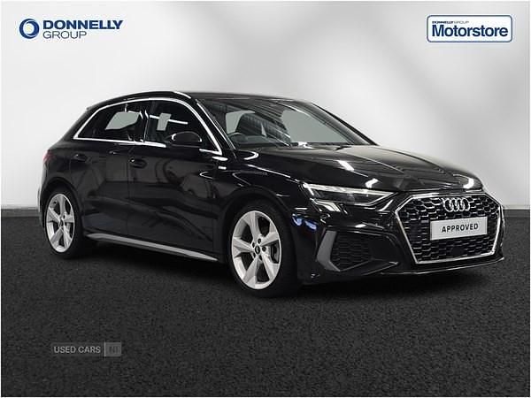 Used Audi A3 S-Line 2021 Black Hatchback