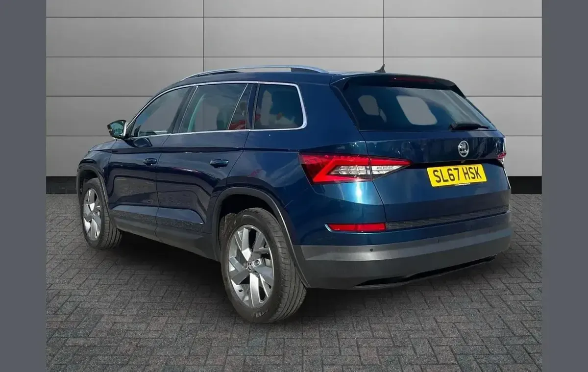 Used Skoda Kodiaq 187 HP (137 kW) 2017 Lava blue metallic SUV