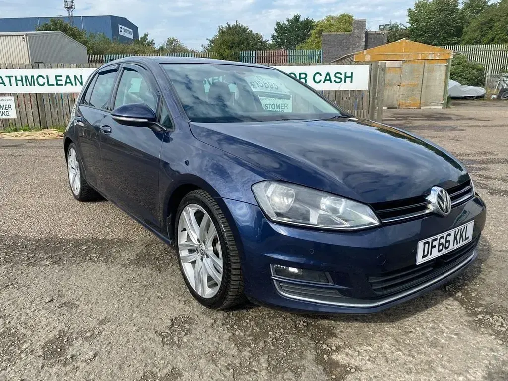 Used VW Golf VII GT 150 HP (110 kW) 2016 Blue Hatchback