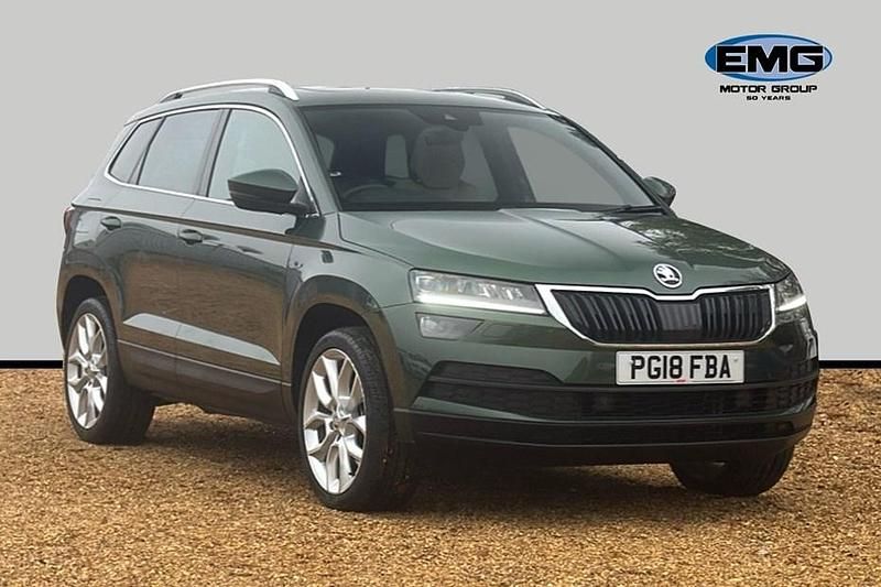 Green Used 2018 Skoda Karoq SUV | £15,995 (Fair price) - Image 1/1