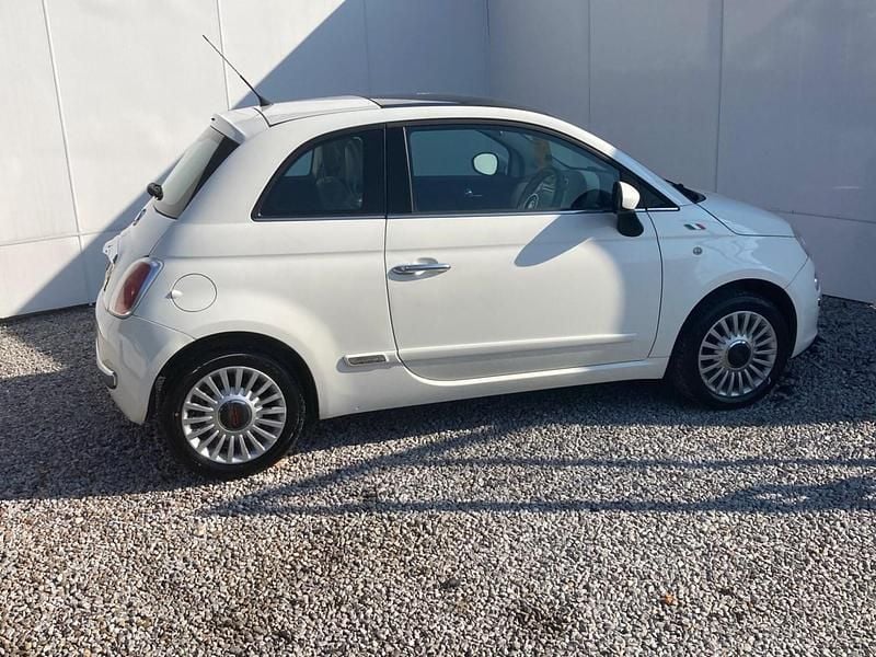 Used Fiat 500 Lounge 2009 White Cabriolet