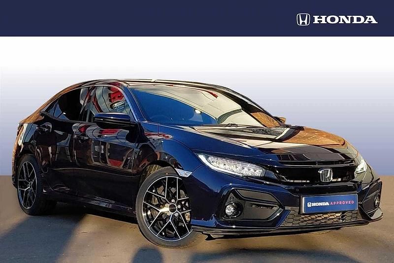 Used Honda Civic SR 126 HP (92 kW) 2021 Obsidian blue Hatchback