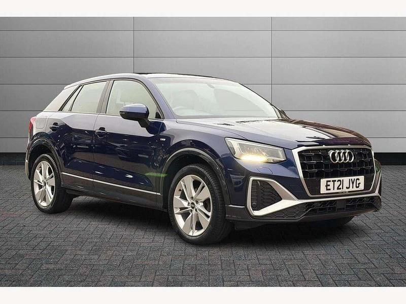 Blue Used 2021 Audi Q2 S-Line SUV | £18,485 (Fair price) - Image 1/4