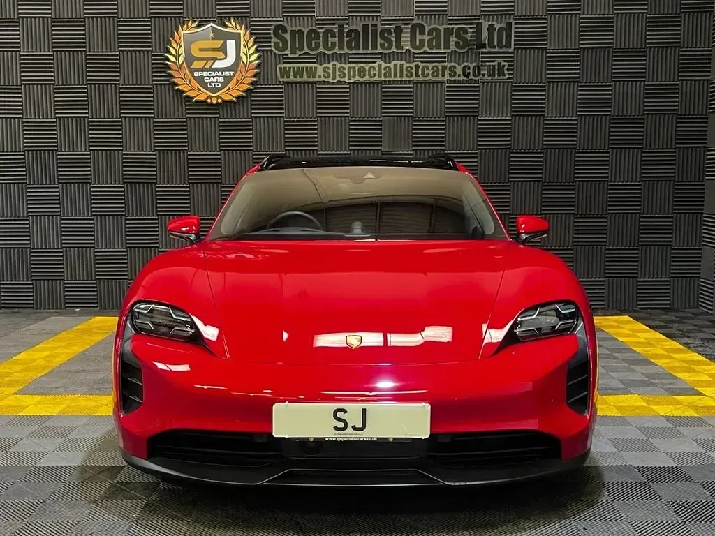 Used Porsche Taycan Performance Package 439 kW (598 HP) 2023 Red Estate