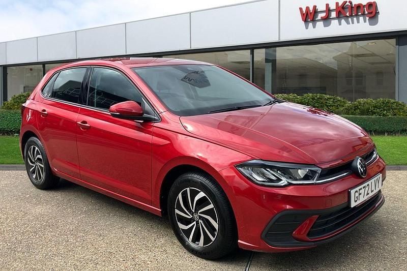 Red Used 2022 VW Polo Life Hatchback | £15,995 (Fair price) - Image 1/3