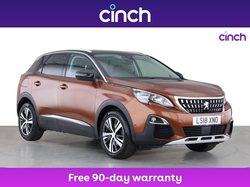Bronze Used 2018 Peugeot 3008 Allure SUV | £9,899 (Fair price) - Image 1/3