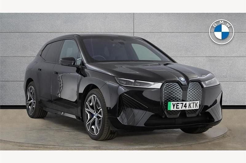 Black Used 2024 BMW iX M Sport SUV | £62,995 (Expensive) - Image 1/4