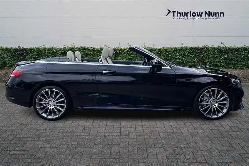 Used Mercedes C200 AMG line 184 HP (135 kW) 2016 Black Cabriolet