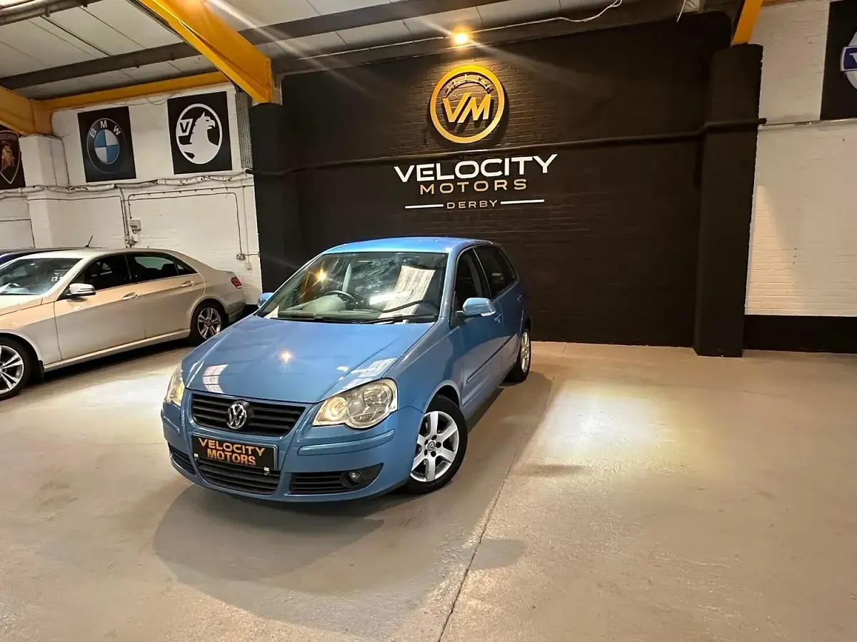 Used VW Polo Match 80 HP (58 kW) 2008 Blue Hatchback
