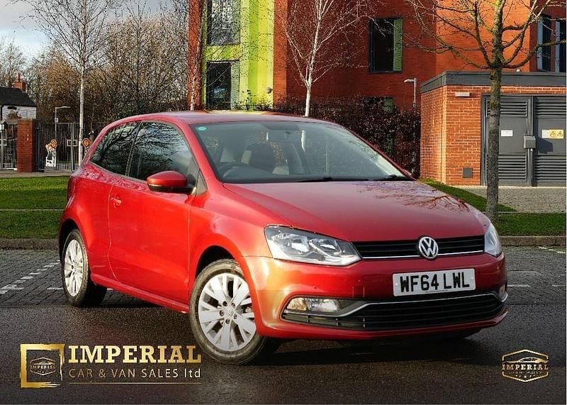 Red Used 2014 VW Polo SE Hatchback | £3,395 (Good price) - Image 1/4
