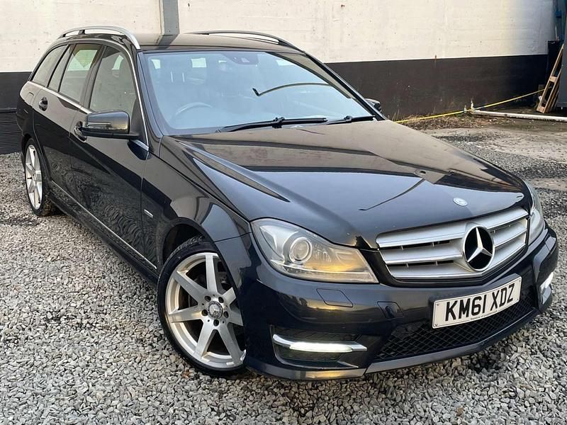 Black Used 2012 Mercedes C220 Estate | £4,595 (Fair price) - Image 1/4