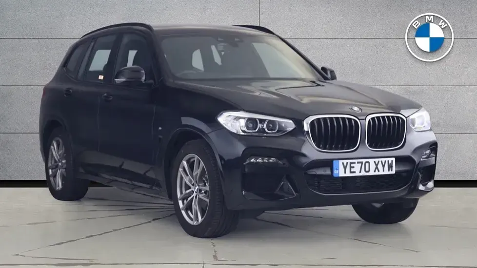 Used BMW X3 M Sport 187 HP (137 kW) 2020 Black SUV
