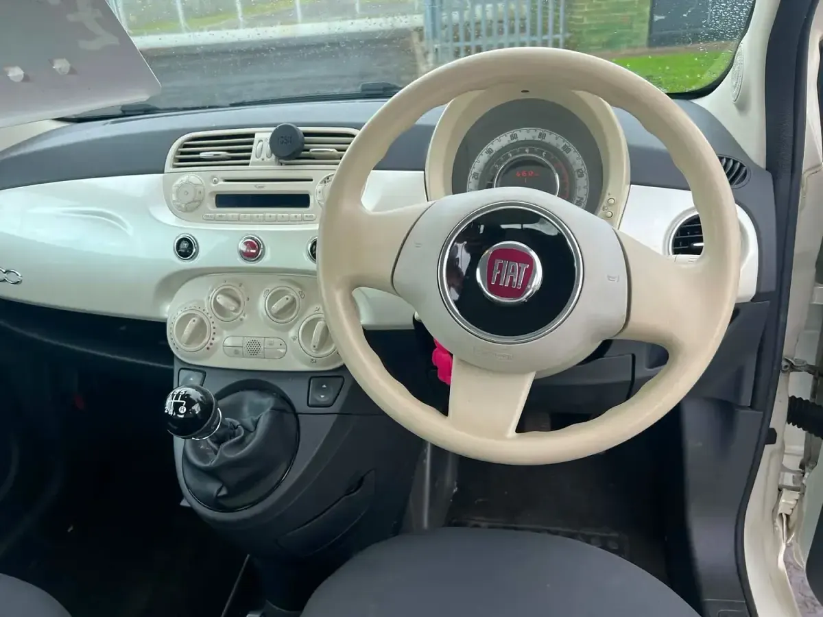 Used Fiat 500 Pop 69 HP (50 kW) 2012 White Hatchback