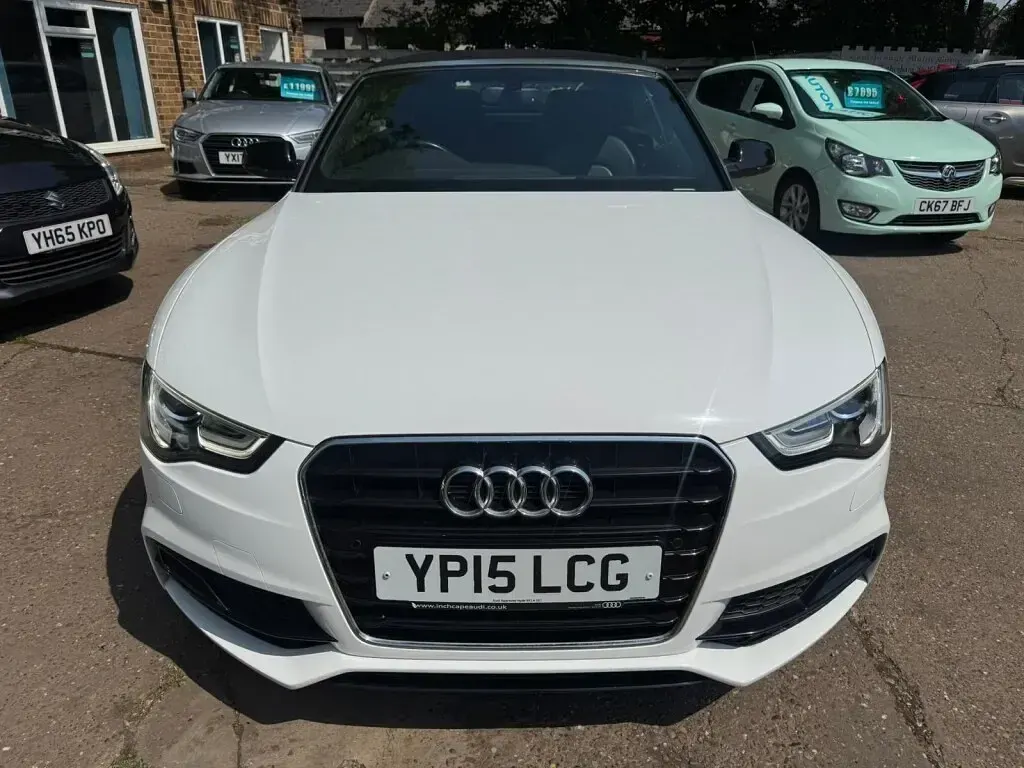 Used Audi A5 Cabriolet S-Line 2015 White Cabriolet
