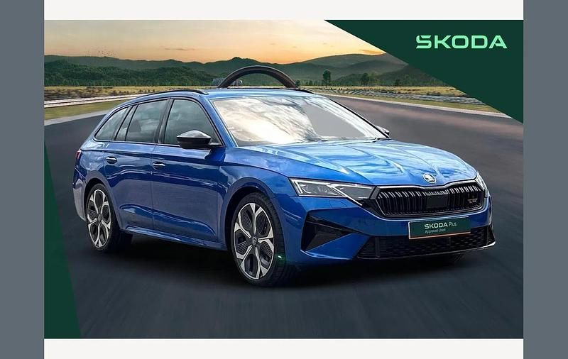 Blue Used 2025 Skoda Octavia vRS Estate | £37,700 - Image 1/4