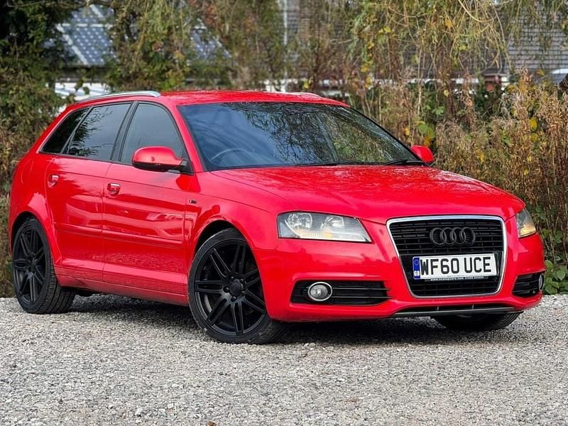 Used Audi A3 S-Line 2010 Red Hatchback