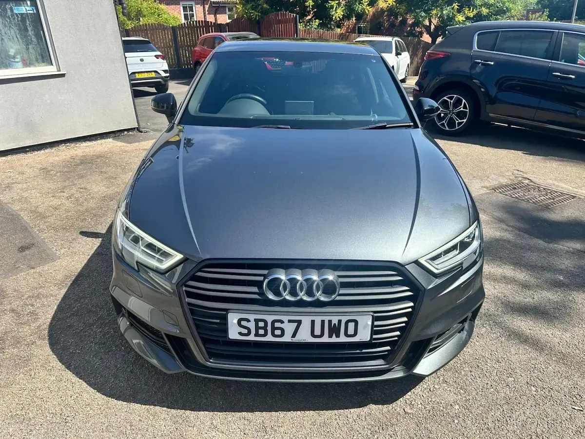 Used Audi A3 Sportback Black Edition 150 HP (110 kW) 2018 Grey Hatchback