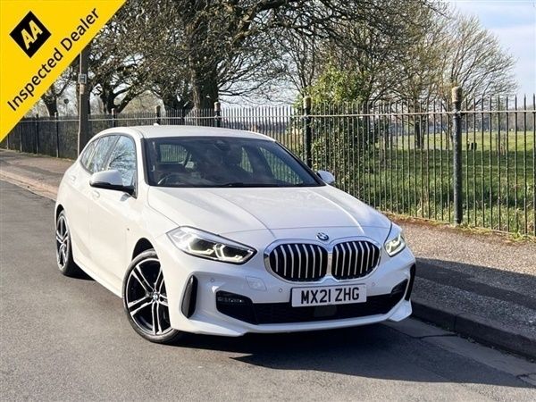 White Used 2021 BMW 118 M Sport Hatchback | £17,695 (Fair price) - Image 1/4