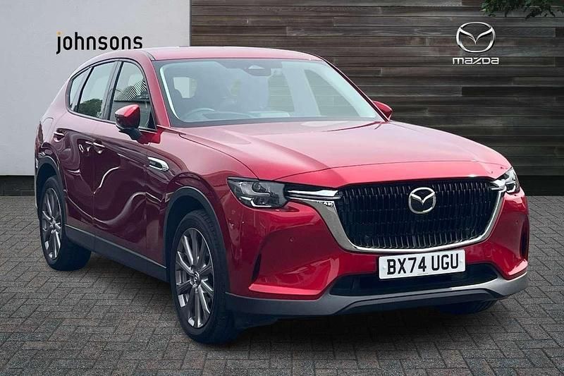 Red New 2025 Mazda CX-60 Exclusive-Line SUV | £31,472 (Good price) - Image 1/4