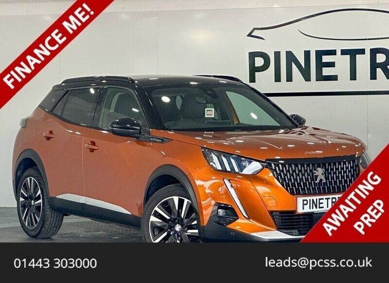 Orange Used 2020 Peugeot 2008 GT-line SUV | £12,699 (Fair price) - Image 1/3