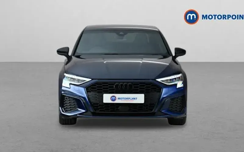 Used Audi A3 Black Edition 150 HP (110 kW) 2024 Blue Sedan