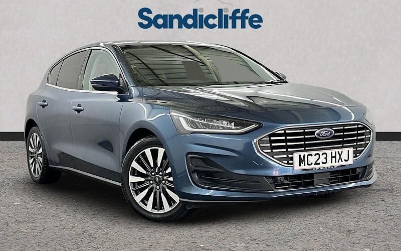 Blue Used 2023 Ford Focus Titanium X Hatchback | £14,989 (Fair price) - Image 1/4