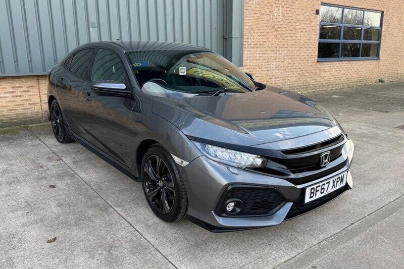 Grey Used 2017 Honda Civic Sport Hatchback | £9,599 (Fair price) - Image 1/1
