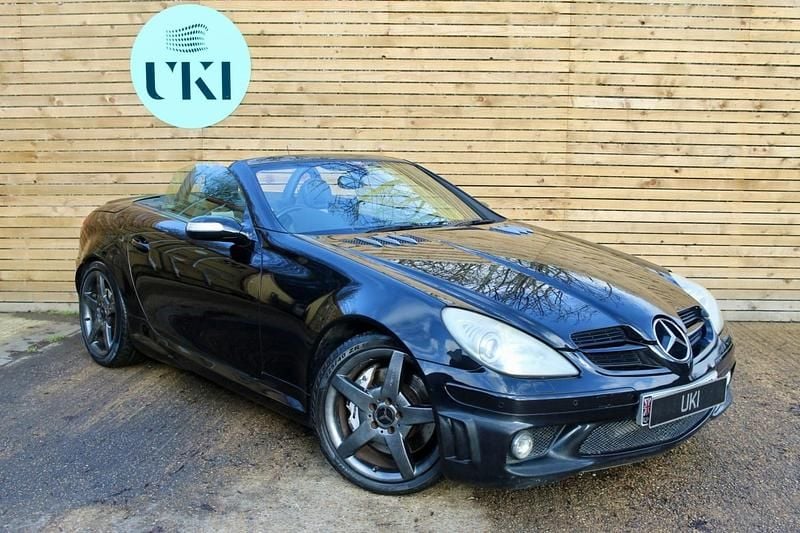 Used Mercedes SLK55 AMG AMG 2005 Blue Cabriolet