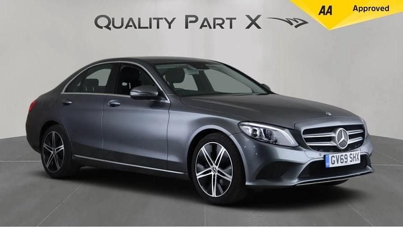 Grey Used 2020 Mercedes C220 Sport Edition Sedan | £17,973 (Good price) - Image 1/4
