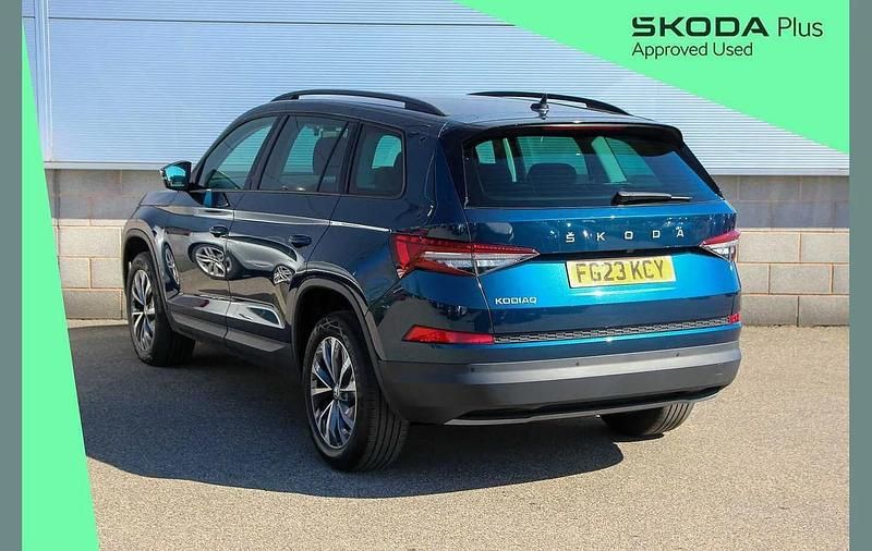 Second-hand Skoda Kodiaq SE Drive 147 CP (108 kW) 2023 Albastru SUV