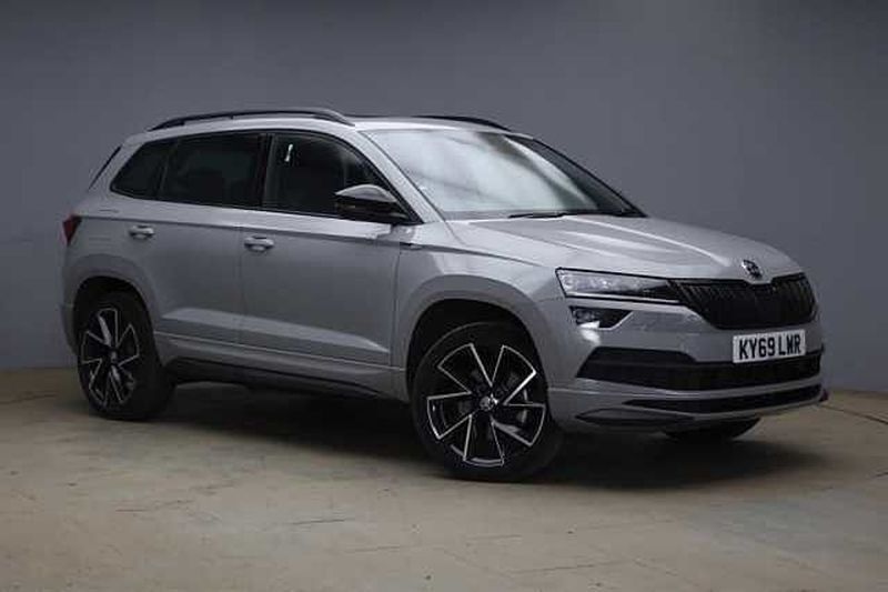 Grey Used 2019 Skoda Karoq SportLine SUV | £22,995 (A bit pricey) - Image 1/4