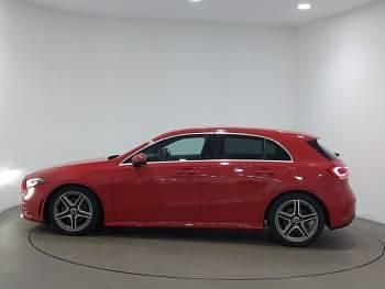 Used Mercedes A200 AMG line 163 HP (119 kW) 2019 Red Hatchback