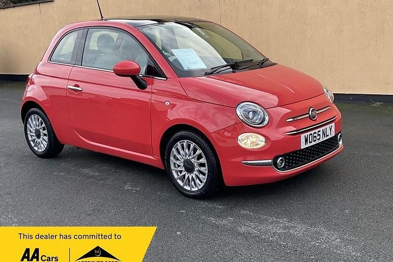 Used Fiat 500 Lounge 69 HP (50 kW) 2016 Pink Hatchback