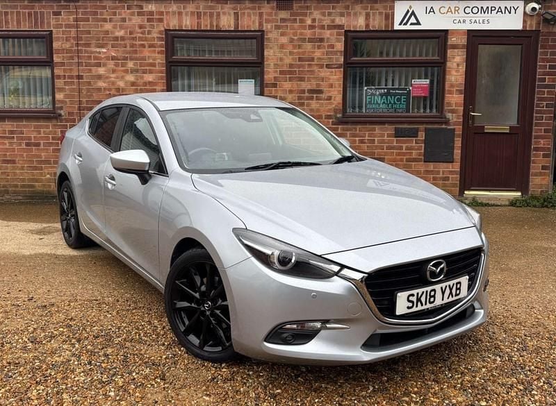 Silver Used 2018 Mazda 3 Inclusive Sedan | £11,300 (Fair price) - Image 1/3