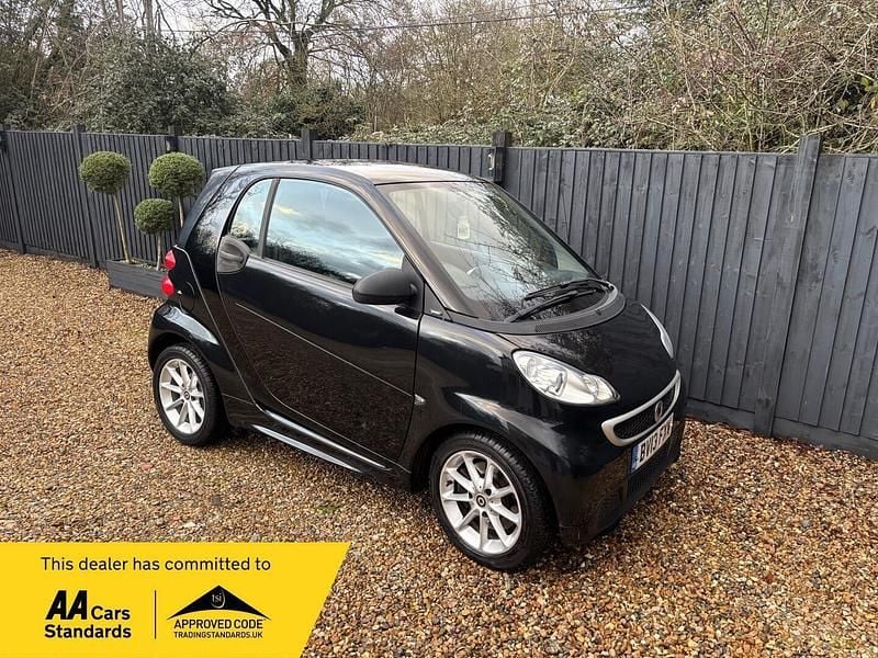 Black Used 2013 Smart ForTwo Coupé Passion Coupe | £3,499 (Good price) - Image 1/4